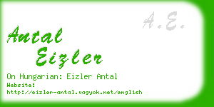 antal eizler business card